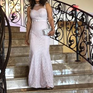 J.S collection Lavender maxi wedding/gala dress